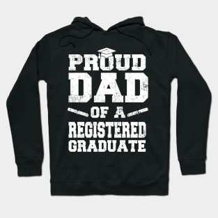 Mens Premature Newborn Nurse Gift Proud Dad Registered Graduate Hoodie